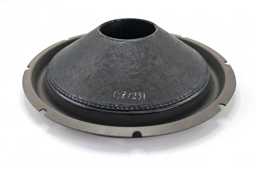 GZ1231:  12″  Pressed  Subwoofer Glassfiber Cone  3″ VCID