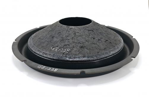 GZ1228:  12″ Tall Roll  Subwoofer Cone  3″ VCID