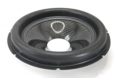 GZ1281：12″ Tall Roll Subwoofer Strong Carbon Fiber Cone  3″ VCID