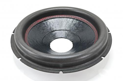 12″ tall roll foam Surround Subwoofer paper Cone，GZ12119