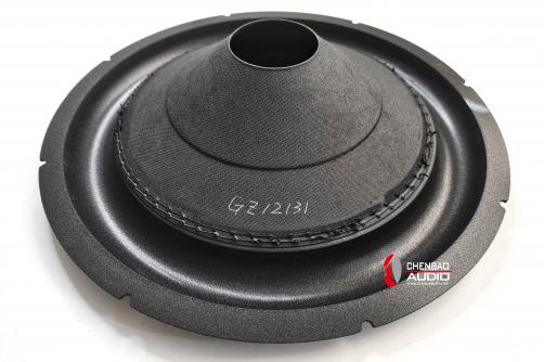 12″ tall roll foam Surround Subwoofer paper Cone，GZ12131