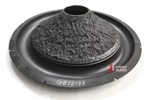 12″ tall roll foam Surround Subwoofer paper Cone，GZ12133