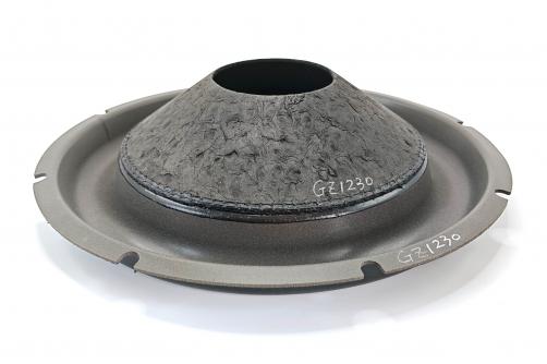 GZ1230:  12″ Pressed  Subwoofer Cone  3″ VCID