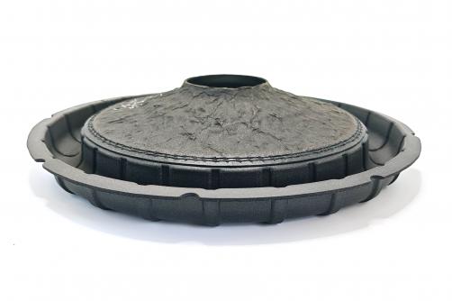 12″ rib roll foam Surround Subwoofer paper Cone，GZ12128