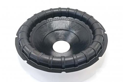 12″ rib roll foam Surround Subwoofer paper Cone，GZ12117