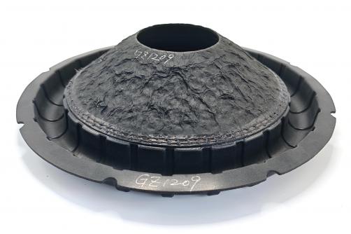 GZ1209: 12″  Non Press Paper Subwoofer  Cone with  decorative stripes surround 3″ VCID