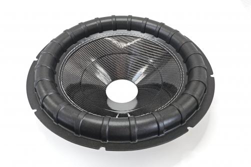 GZ1587:15inch carbon fiber cone with foam rib surround，3VCID
