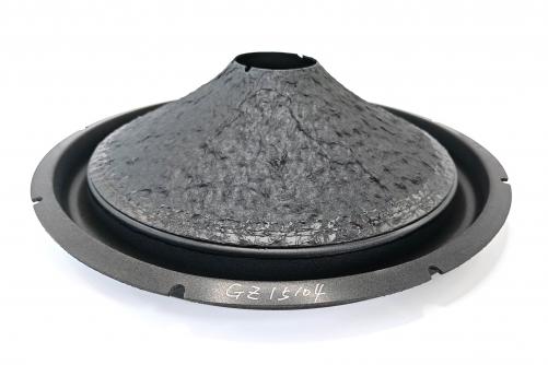 GZ15104:15″  Non Press Paper Subwoofer  Cone with tall roll surround，3"VCID