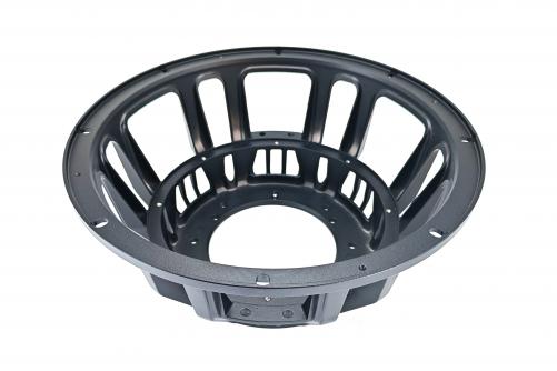 PJ12667 2025 Design Patented New 12-Inch Aluminum Subwoofer Frame with 6 Spoke Stage Speakers Accessory Product