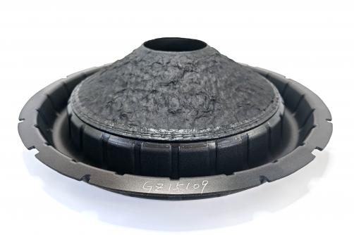 GZ15109:15 inch New Rib Roll Surround Paper Cone，3"VCID