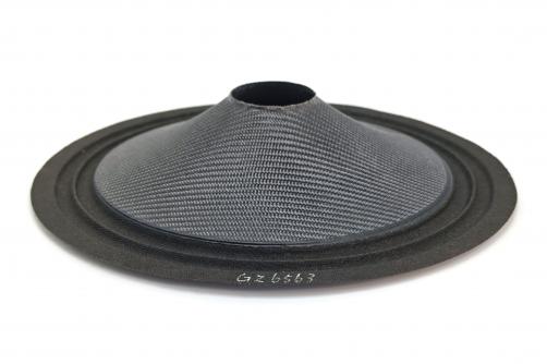 GZ6563:6.5inch glass fiber cone with cloth edge,1inch VCID