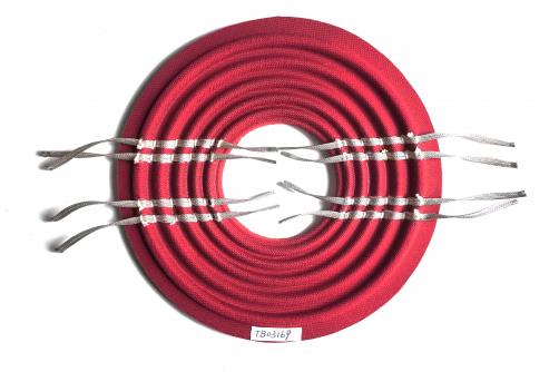 215x77.6mm Triple-layer PC + Silicone Red Spider with 8 Sewn 63-strand Flat Wires, TB03169