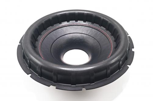 GZ15111:15 inch New Rib Roll Surround Paper Cone，4"VCID