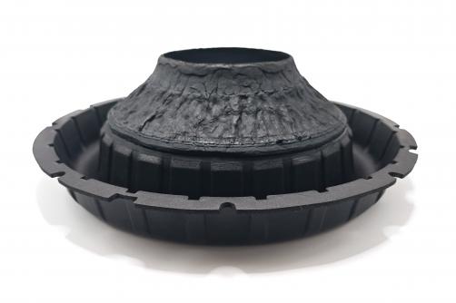 12″ new rib roll foam Surround Subwoofer paper Cone，4“VCID,GZ12138