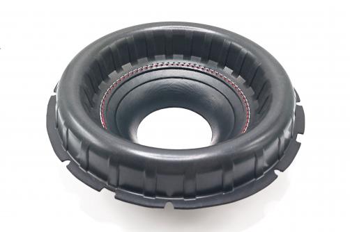 12″ new rib roll foam Surround Subwoofer paper Cone，4“VCID,GZ12138