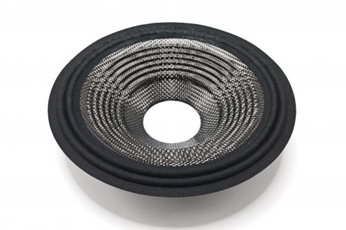 GZ0891:8inch carbon fiber cone with cloth edge，2inch VCID