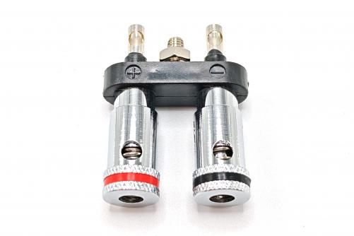 DZ-A079 Chrome-Plated Speaker Terminal - Ø11.5x23.5mm Dimensions