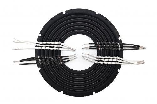 303x127.5mm Five-Layer PC + Dual-Layer Silicone Spider with 12 Strands of 63-core Flat Wire (in Black/White Sleeves), TB0513D