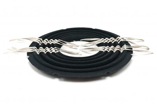 TB0437B：251x100.3mm Dual-layer Composite Spider (Nomex & PC) with Silicone, 12 Strands of 63-core Flat Wire and 8 Notches