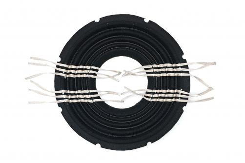 TB0437B：251x100.3mm Dual-layer Composite Spider (Nomex & PC) with Silicone, 12 Strands of 63-core Flat Wire and 8 Notches