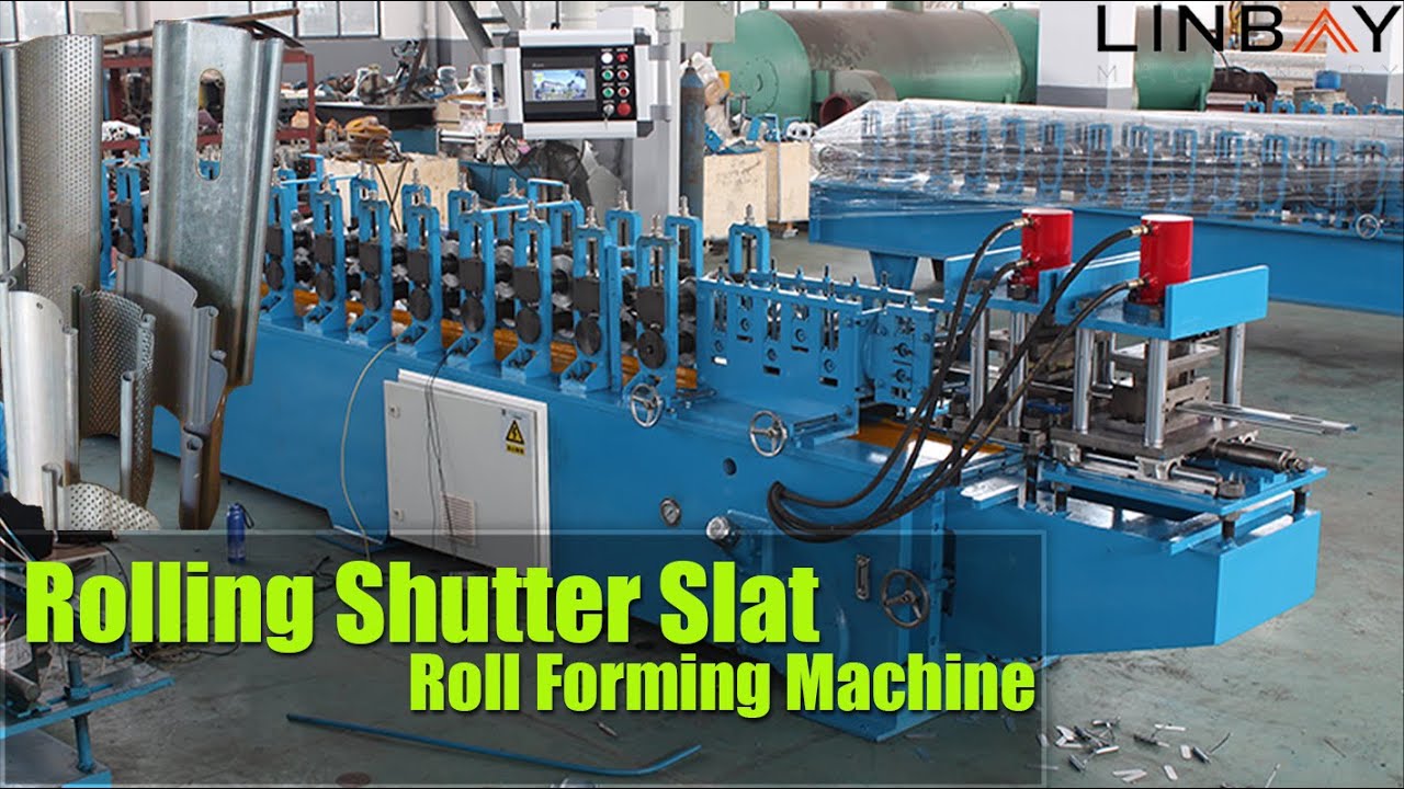 Rolling Shutter Slat Roll Forming Machine
