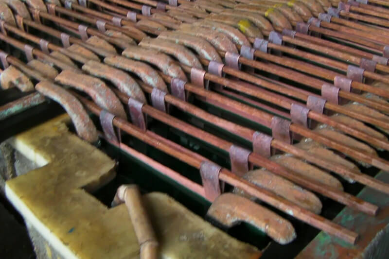 Copper cathode producing line