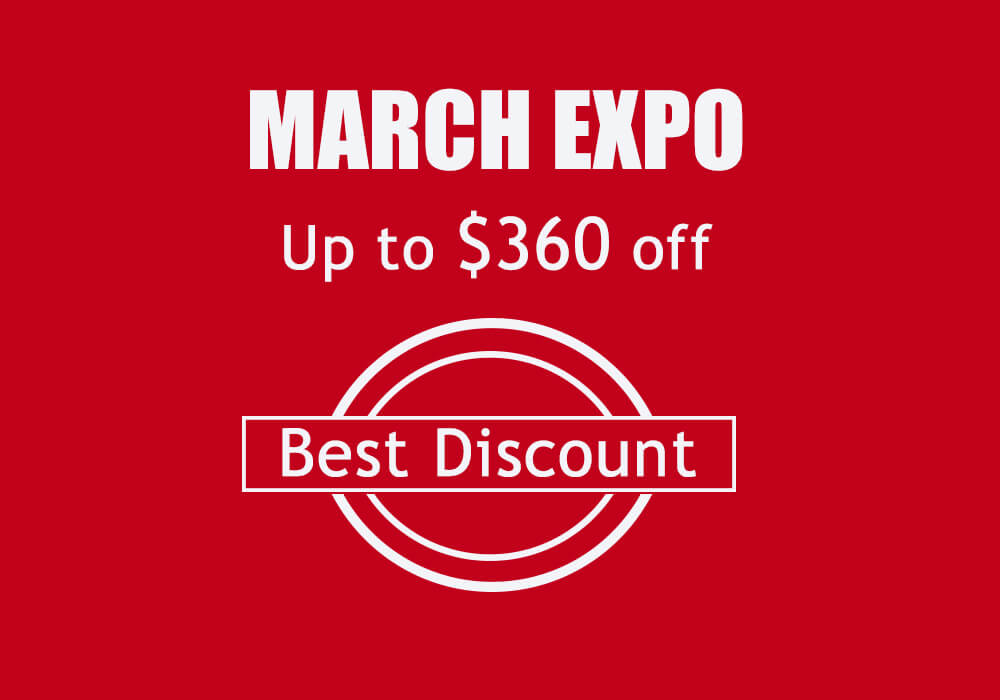 Best Discount, Best March Expo!