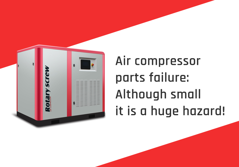 Air compressor parts failure: Although small it is a huge hazard!