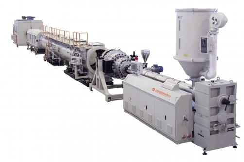 PE pipe extrusion line