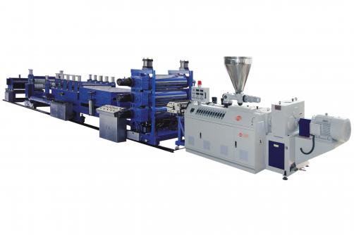 PVC Corrugated Sheet Extrusion Line