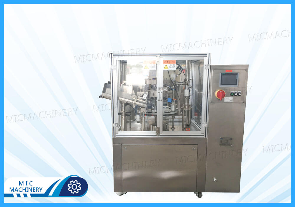 MIC-L60 Automatic Aluminum Tube Filling & Sealing Machine with Anti-explosion System for Spot Putty for Azko Nobel Company