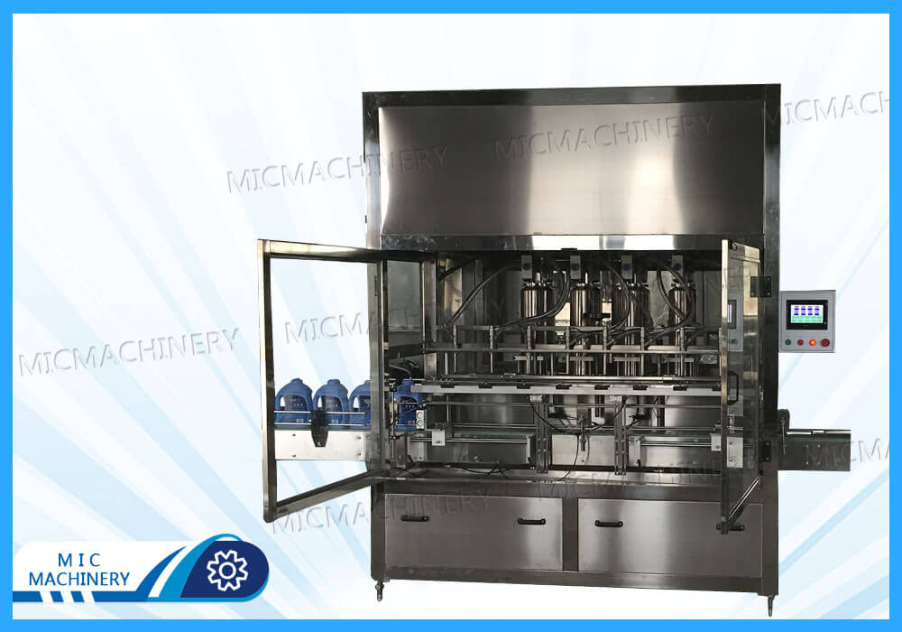 MIC-ZF8 filling capping machine exported to Indonesia
