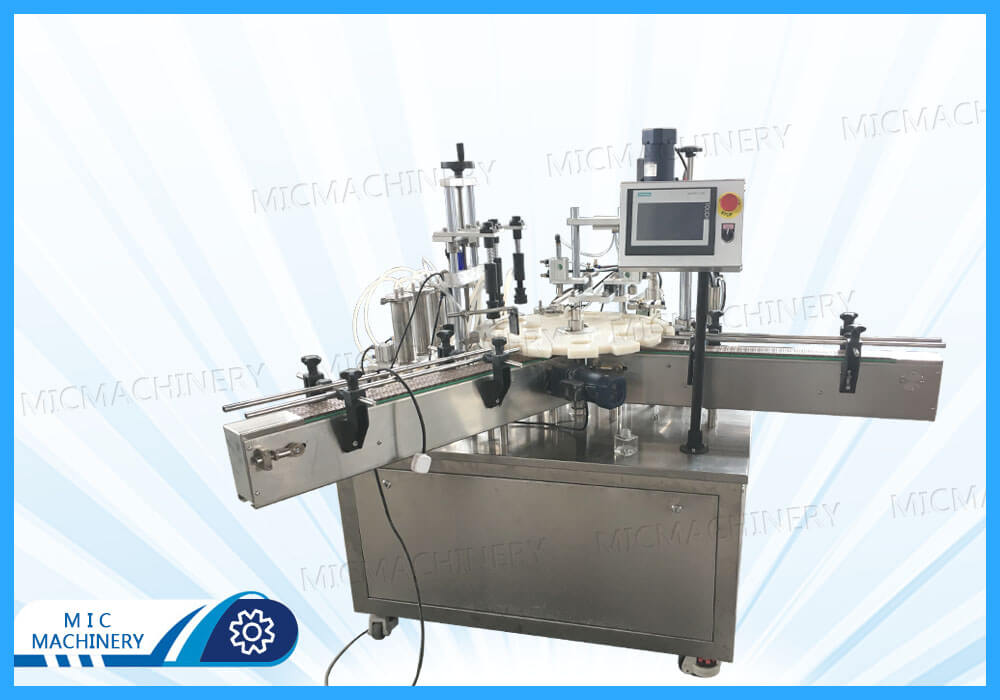 MIC-P40 filling capping machine exported to Russia