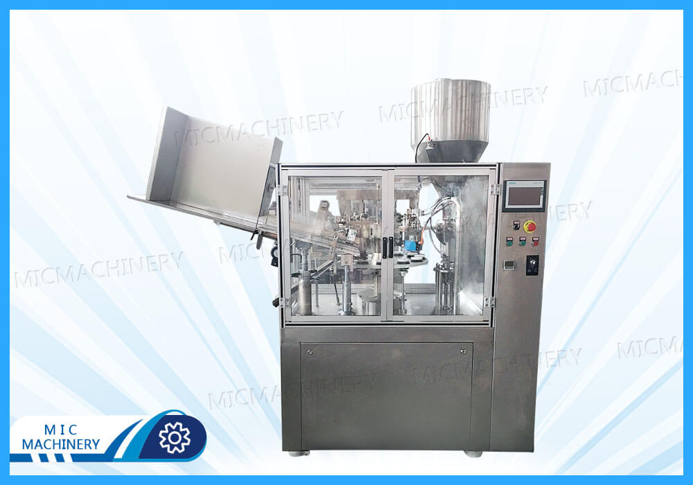 MIC-L60 aluminum tube filling sealing machine is shipped to Indonesia