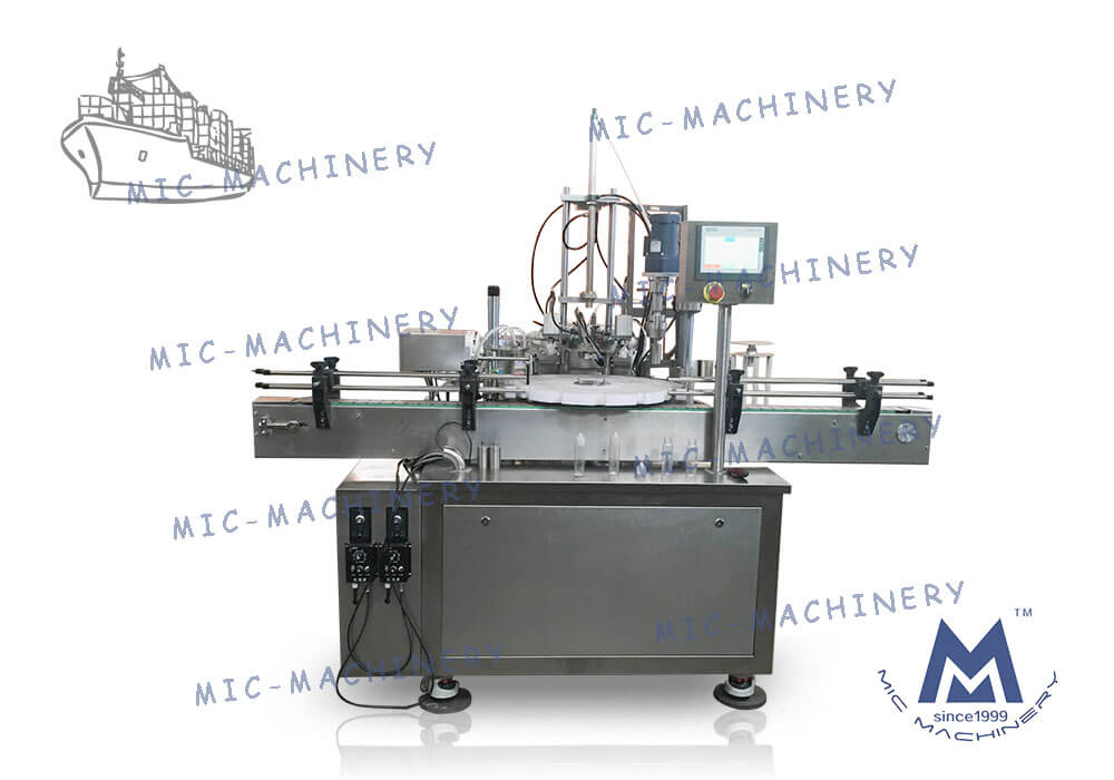 MIC-E40 Automatic E-Liquid Filling and Capping Machine For Indonesia