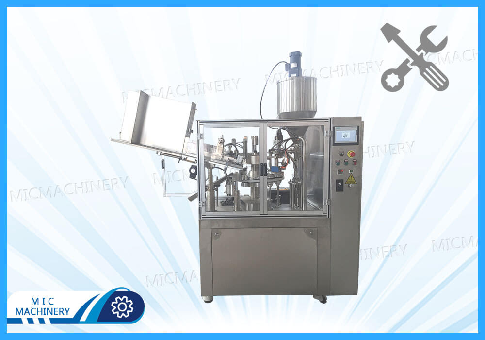 Commissioning MIC-L60 filling sealing machine for Belgian customers