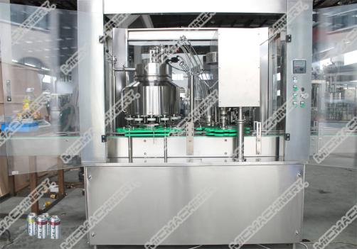 Hot juice filling seaming machine for can package