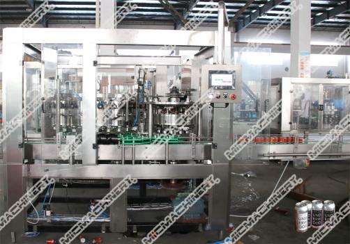 Carbonated drink filling seaming machine for can package