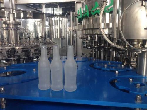 Beer filling sealing machine for glass bottle