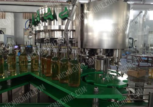 Fruite wine filling capping machine for glass bottle