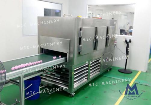 Deodorant filling machine (Hot melt glue stick filling machine with cooling tunnel)