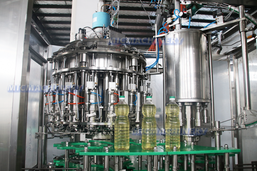 MIC 18-6 Plastic Bottle Filling And Sealing Machine ( Olive Oil, Cooking Oil, 3000-6000 Bottles/h )