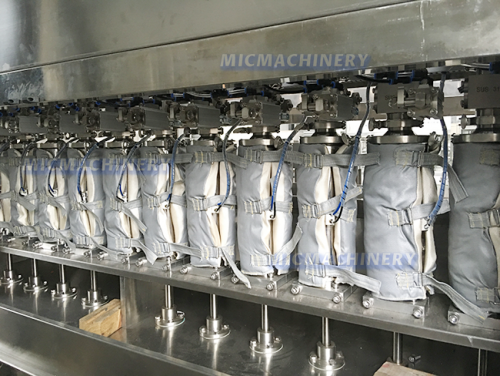 MIC-ZF12 Automatic Sauce Bottle Filling Machine ( Chili Sauce, Oil, Paste, 3000 Bottles/h )
