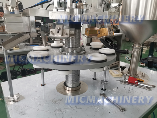 MIC-R30 plastic laminated soft tube filling sealing machine