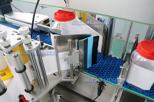 Automatic front&back sides labeling machine
