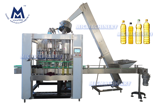 MIC 18-6 Plastic Bottle Filling And Sealing Machine ( Olive Oil, Cooking Oil, 3000-6000 Bottles/h )
