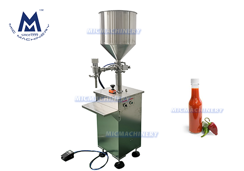 MIC ZG-1 Sauce Filling Equipment ( Paste, Liquid, Cosmetic, 1-50 Bottles/min )