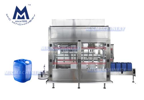 MIC Disinfectant Weighing Filling Machine ( Lube Oil, Detergent, 300 Bottles/h )