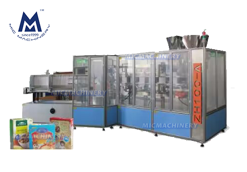 MIC ZH-100 Laundry Detergent Filling Machine (Speed 40-50 boxes/min)
