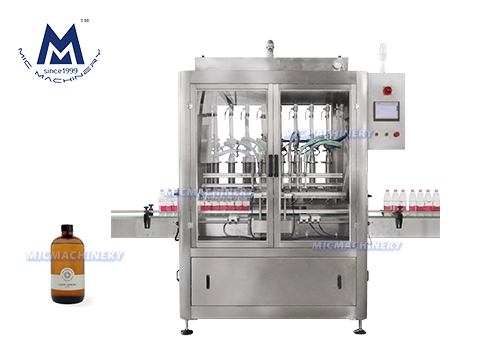 MIC-ZF8 Glass Bottle Filling And Capping Machine (Detergent, Lube Oil, 3000Bottles/h)